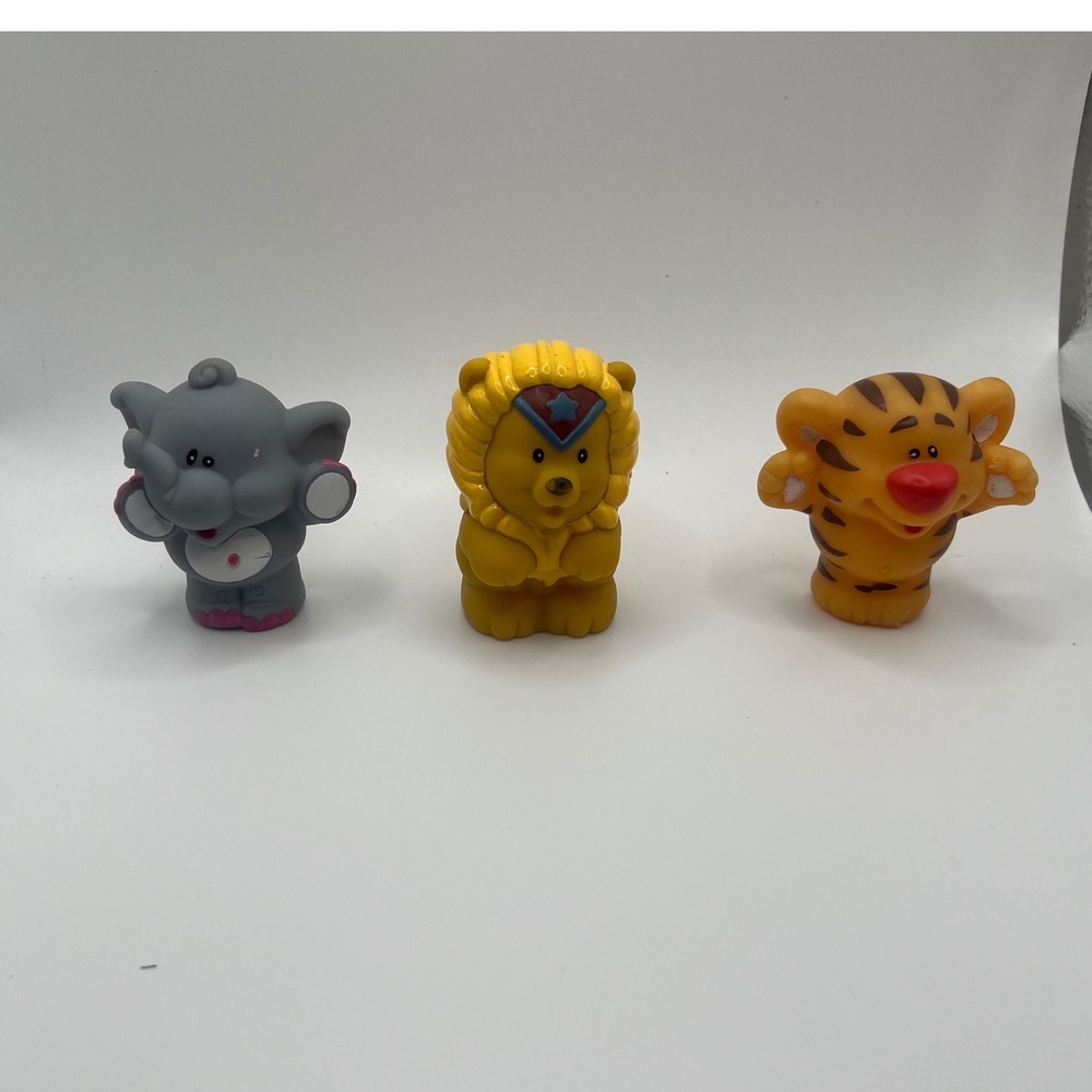 Fisher-Price Little People Unisex OS Multicolor Excellent Circus Animal Lot